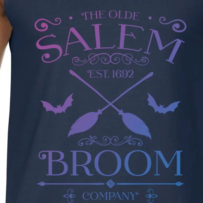 Basic Witch Salem Broom Company Halloween Witches Spell Funny Gift Comfort Colors® Tank Top