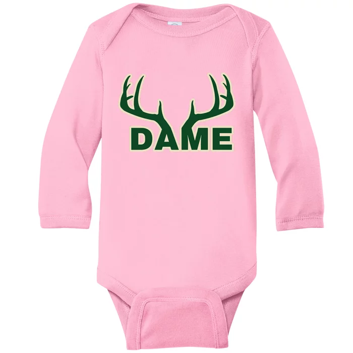 Basketball Wisconsin Souvenir Baby Long Sleeve Bodysuit