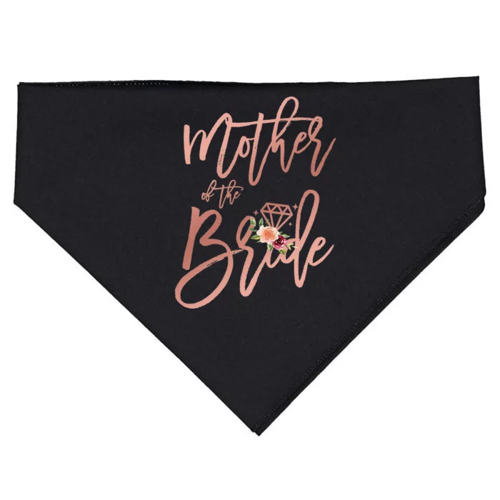 Bridal Wedding Shower Gift Mom Mother of the Bride Floral USA-Made Doggie Bandana