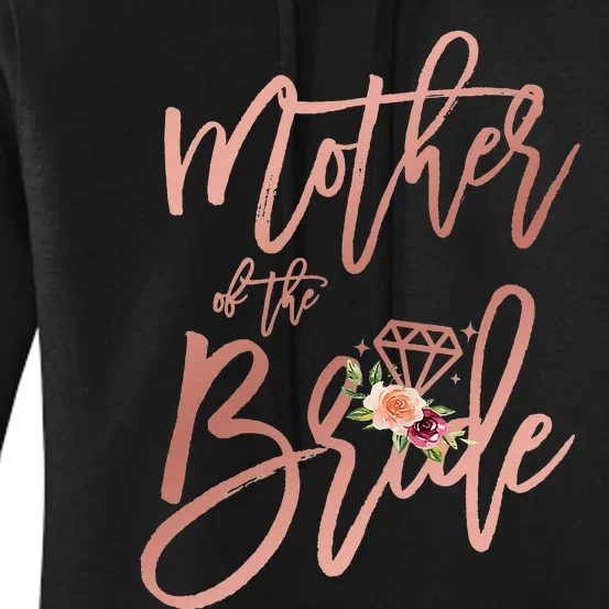 Bridal Wedding Shower Gift Mom Mother of the Bride Floral Women's Pullover Hoodie