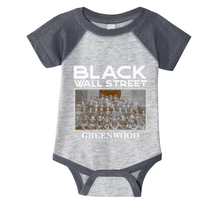 Black Wall Street Vintage History Black Success Infant Baby Jersey Bodysuit