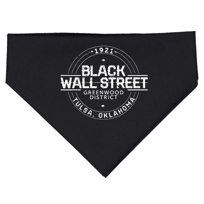 Black Wall Street Greenwood District Tulsa Oklahoma 1921 USA-Made Doggie Bandana