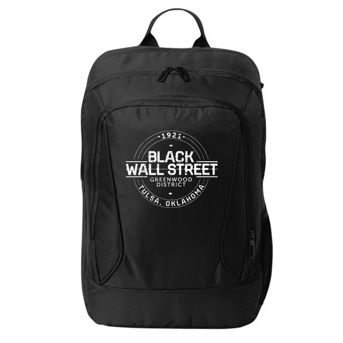 Black Wall Street Greenwood District Tulsa Oklahoma 1921 City Backpack