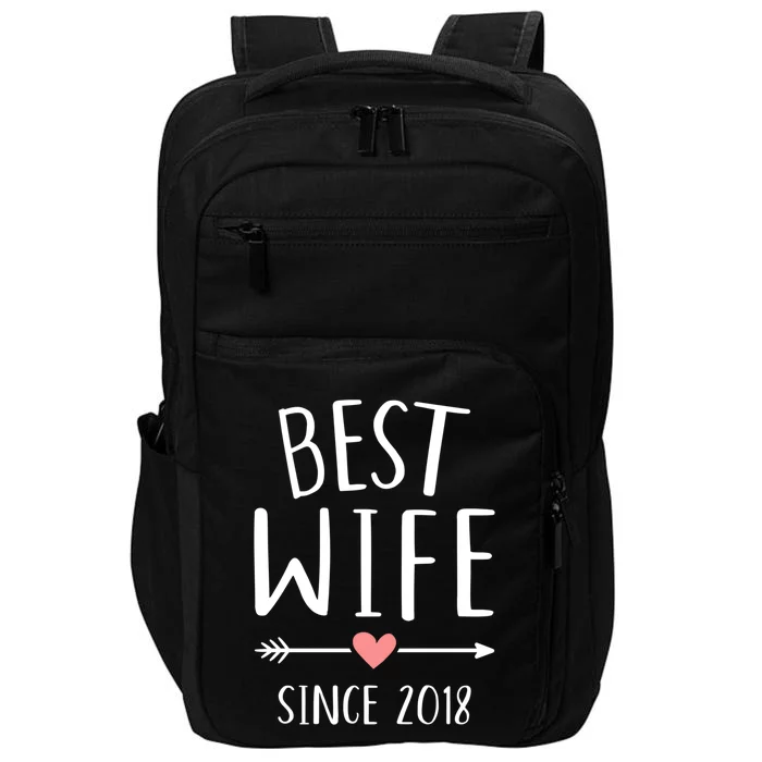 Best Wife Since 2018 4th Wedding Anniversary Gift Impact Tech Backpack