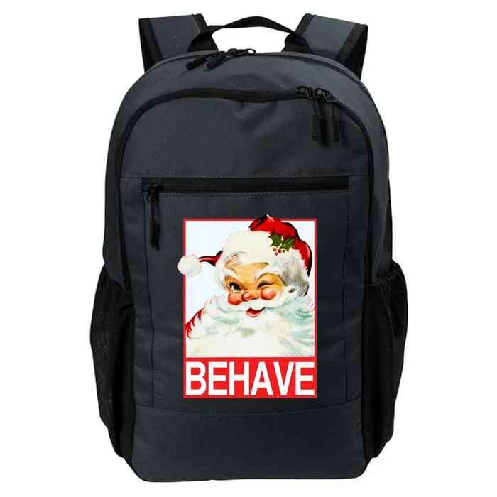 Behave Winking Santa Claus Gift Daily Commute Backpack