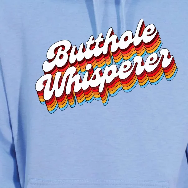 Butthole Whisperer Sarcastic Jokes Retro Unisex Surf Hoodie