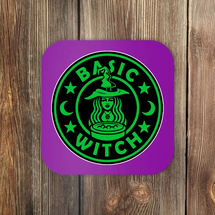 Basic Witch Spooky Halloween Funny Coaster