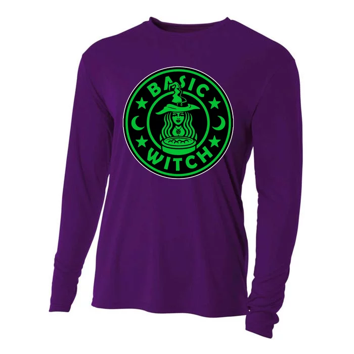 Basic Witch Spooky Halloween Funny Cooling Performance Long Sleeve Crew