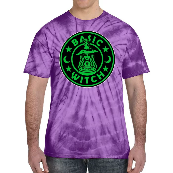 Basic Witch Spooky Halloween Funny Tie-Dye T-Shirt