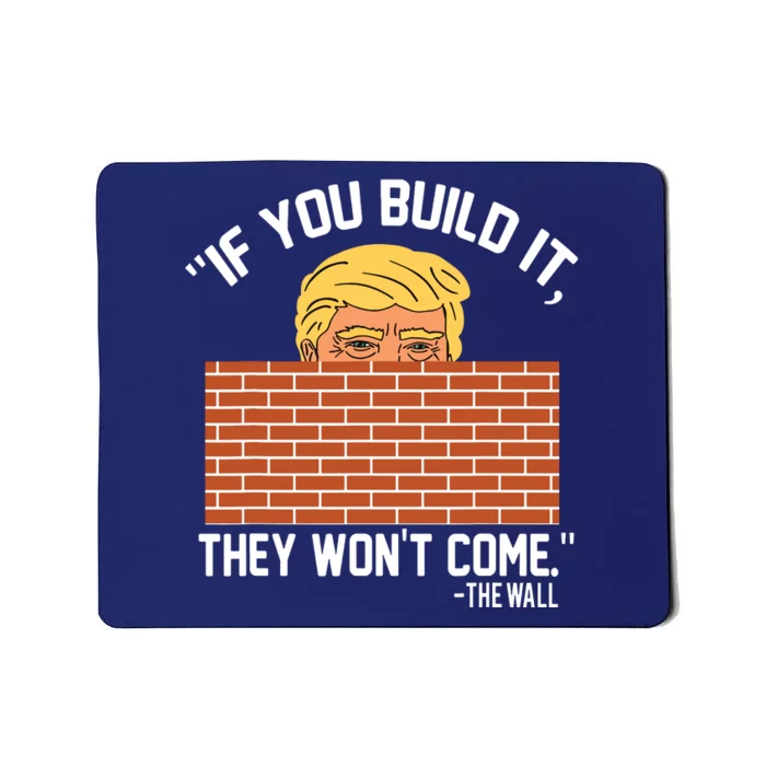 Build Wall Support President Of Usa Trump Gift Mousepad