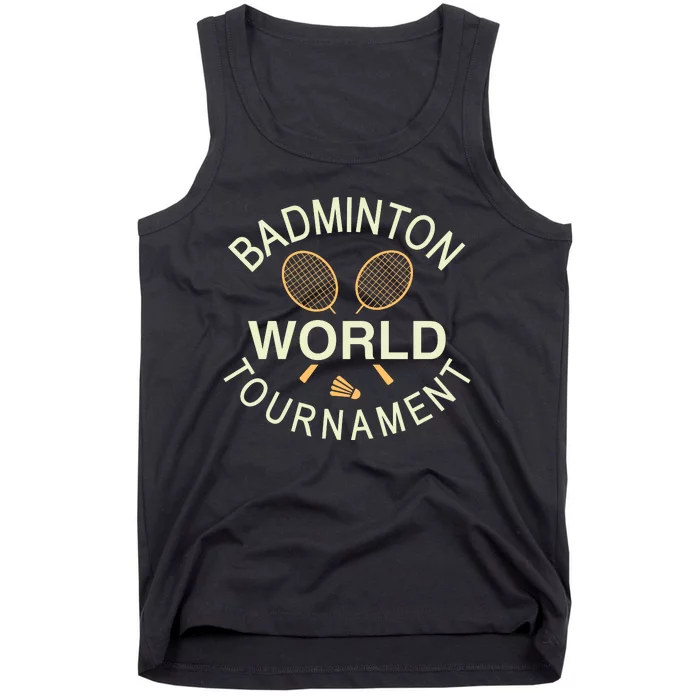 Badmintion World Tournament Tank Top