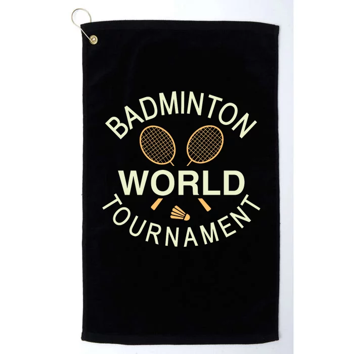 Badmintion World Tournament Platinum Collection Golf Towel