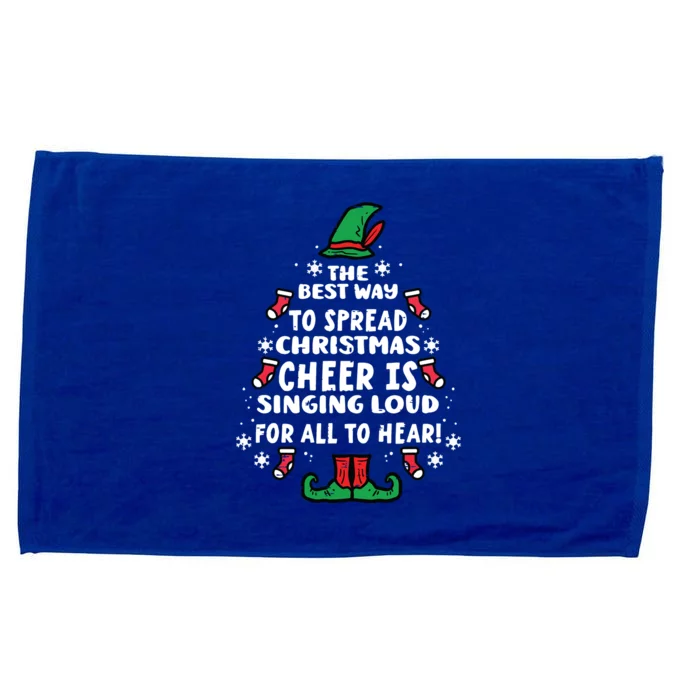 Best Way To Spread Christmas Cheer Funny Xmas Women Microfiber Hand Towel