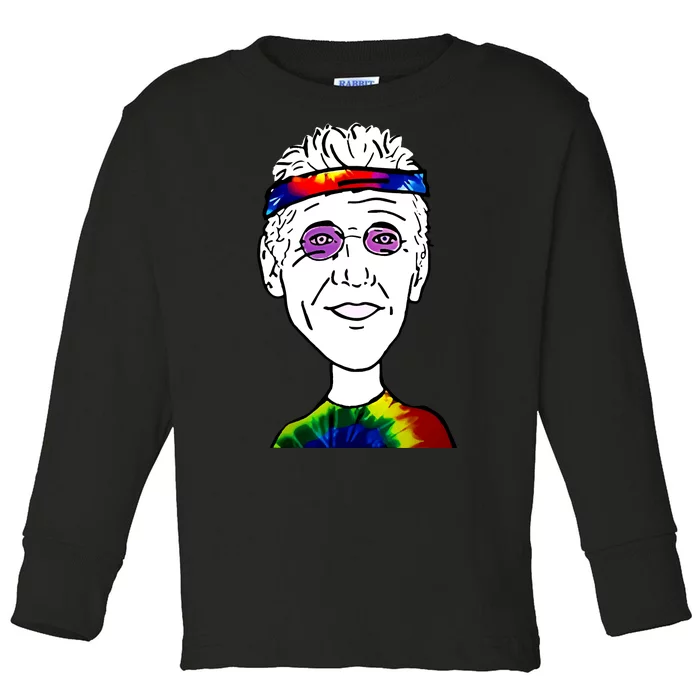 Bill Walton Tie Dye Toddler Long Sleeve Shirt