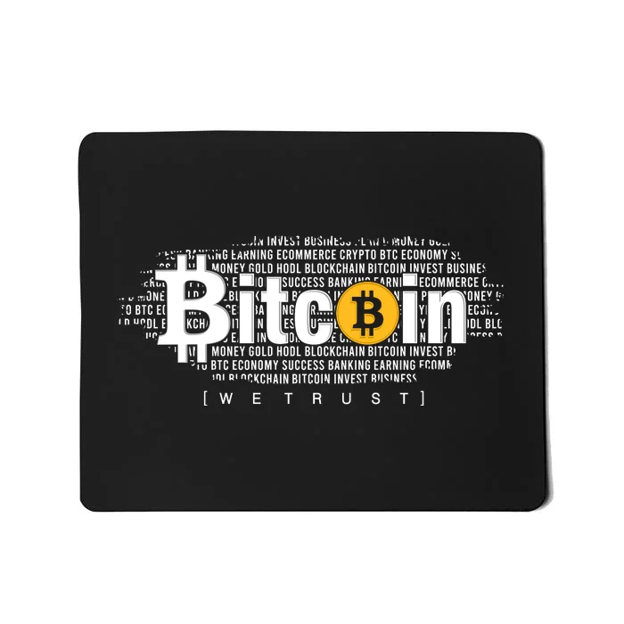 Bitcoin We Trust Mousepad