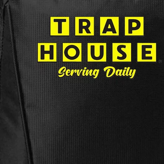 Black Waffle TrapHouse Serving Daily City Backpack