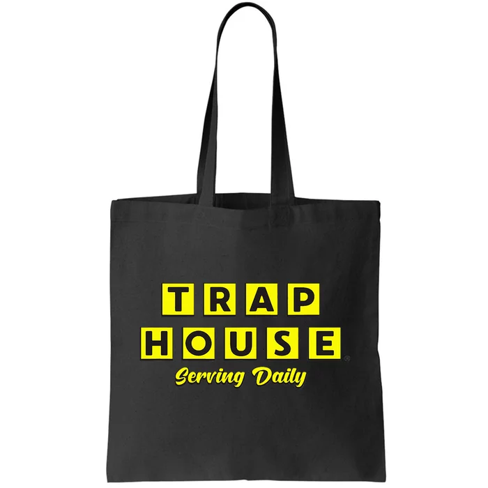 Black Waffle TrapHouse Serving Daily Tote Bag