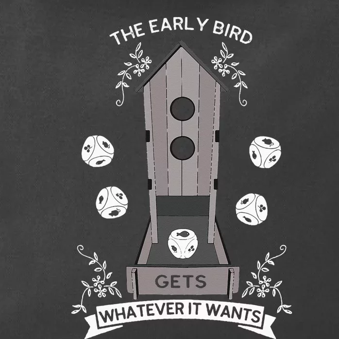 Bird Wingspan - The Early Bird Gets Whatever it Wants Dice Zip Tote Bag