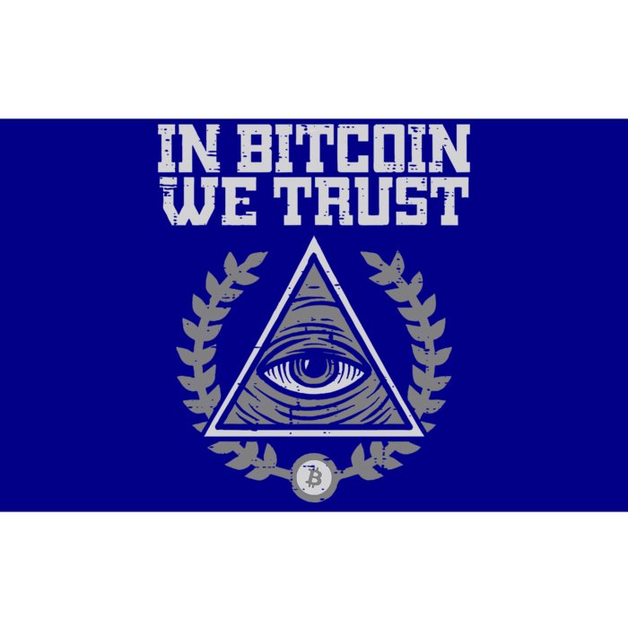 Bitcoin We Trust Funny Btc Crypto Cryptocurrency Bumper Sticker