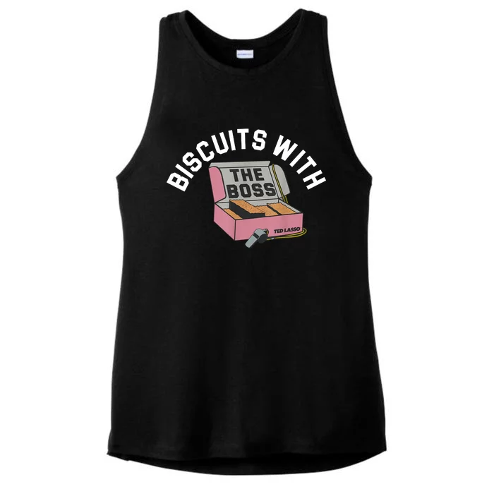 Biscuits With The Boss Ladies Tri-Blend Wicking Tank