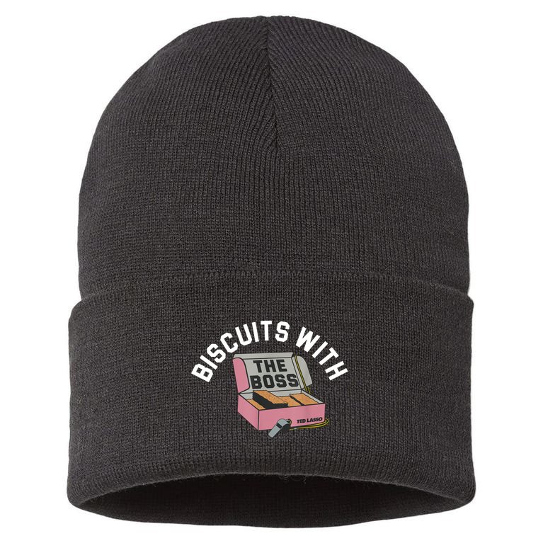 Biscuits With The Boss Sustainable Knit Beanie