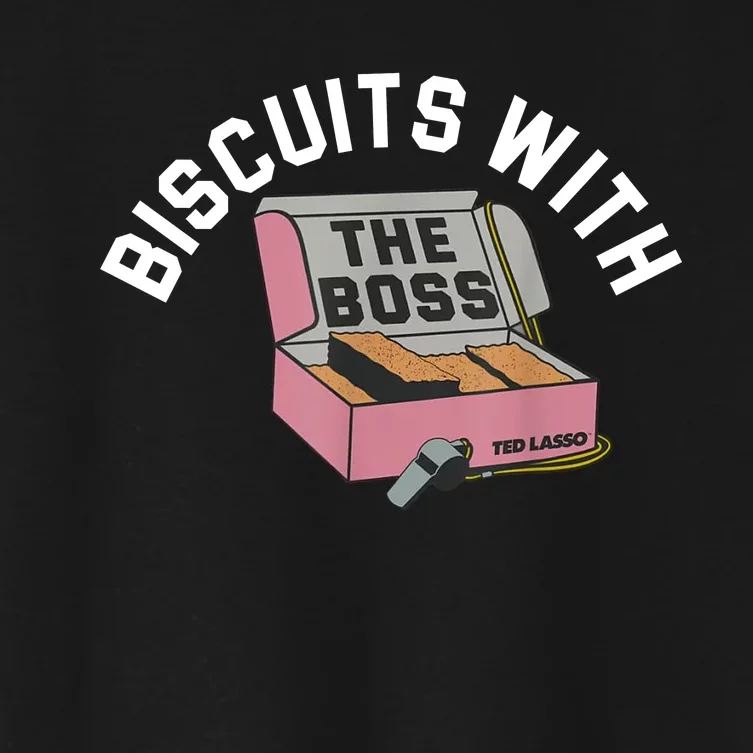 Biscuits With The Boss Women's Crop Top Tee