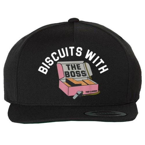 Biscuits With The Boss Wool Snapback Cap