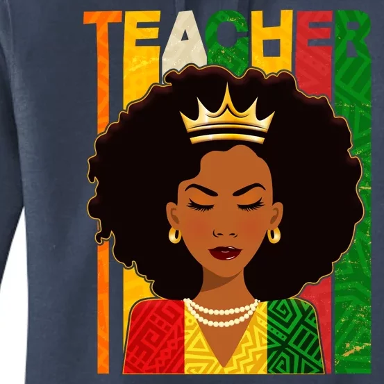 Black Woman Teacher African Black American History Women's Pullover Hoodie