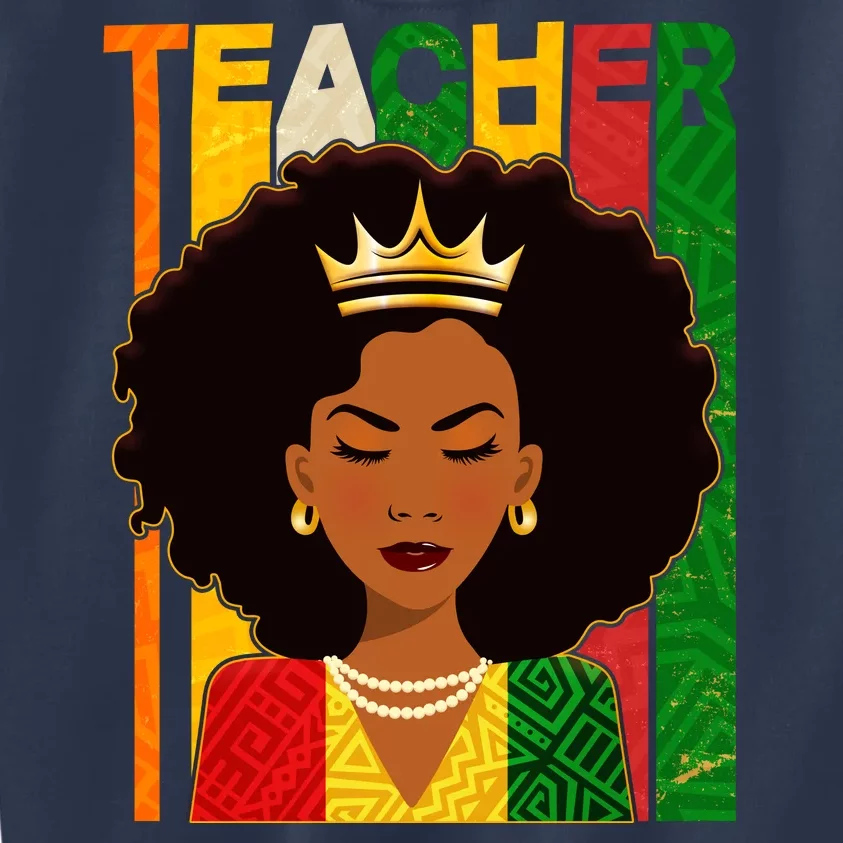 Black Woman Teacher African Black American History Kids Sweatshirt