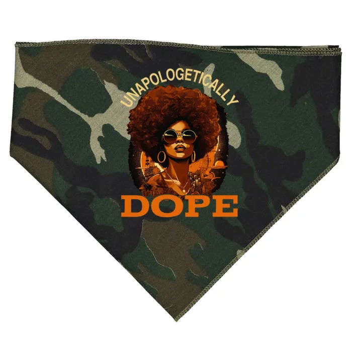 Black Women Unapologetically Dope Juneteenth Black History USA-Made Doggie Bandana