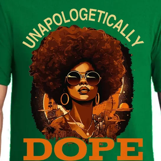 Black Women Unapologetically Dope Juneteenth Black History Pajama Set