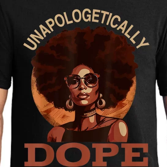 Black Women Unapologetically Dope Juneteenth Black History Pajama Set