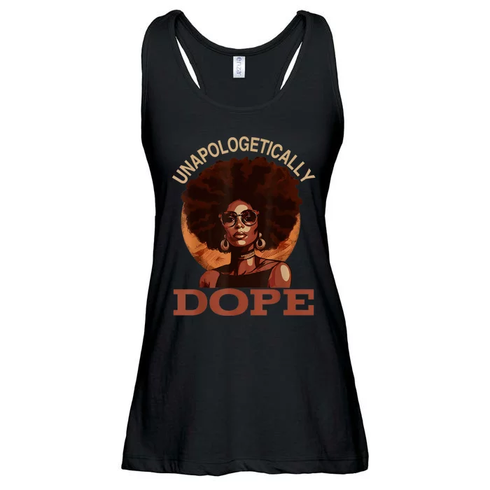 Black Women Unapologetically Dope Juneteenth Black History Ladies Essential Flowy Tank