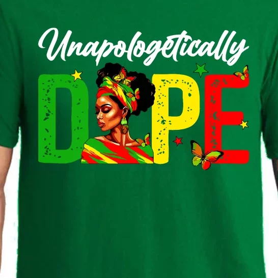 Black Women Unapologetically Dope Juneteenth Black History Pajama Set