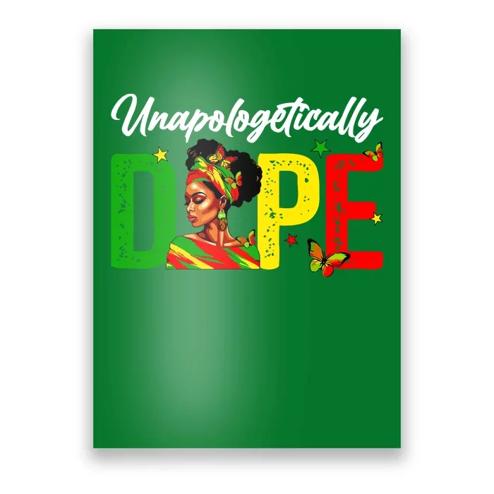 Black Women Unapologetically Dope Juneteenth Black History Poster