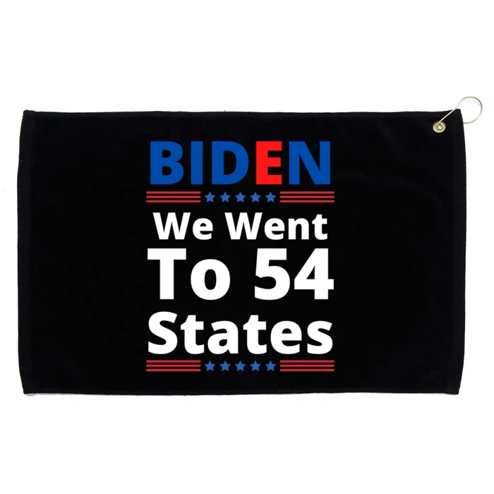 Biden We Went To 54 States Funny Joe Biden Saying Grommeted Golf Towel