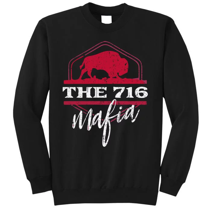 Bflo Wny West New York For The 716 Area Code Buffalo Ny Tall Sweatshirt