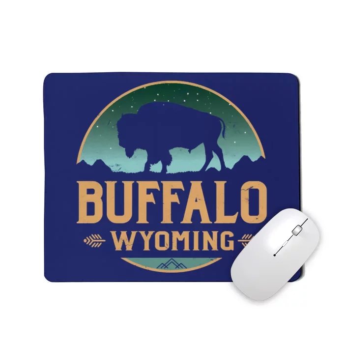 Buffalo Wyoming WY Buffalo Bison Mousepad