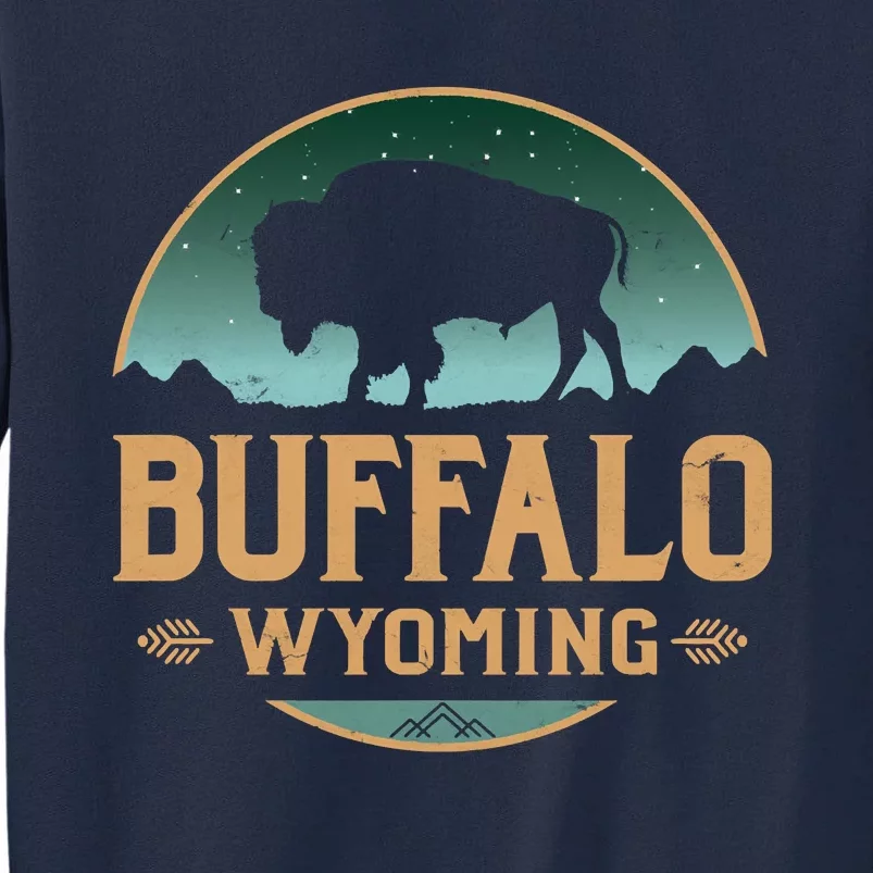 Buffalo Wyoming WY Buffalo Bison Tall Sweatshirt