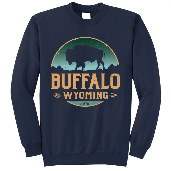 Buffalo Wyoming WY Buffalo Bison Tall Sweatshirt