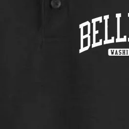 Bellevue Washington Wa College University Style Dry Zone Grid Performance Polo