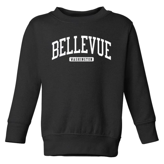 Bellevue Washington Wa College University Style Toddler Sweatshirt