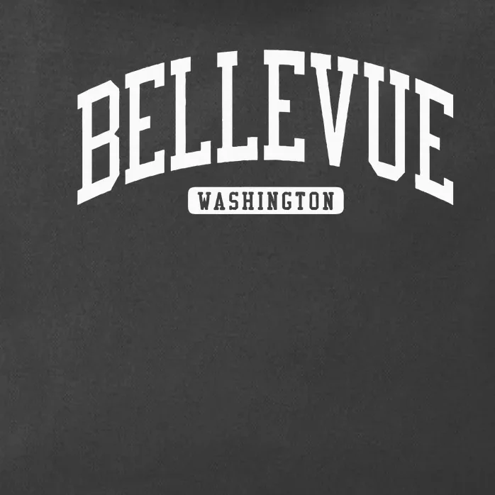 Bellevue Washington Wa College University Style Zip Tote Bag