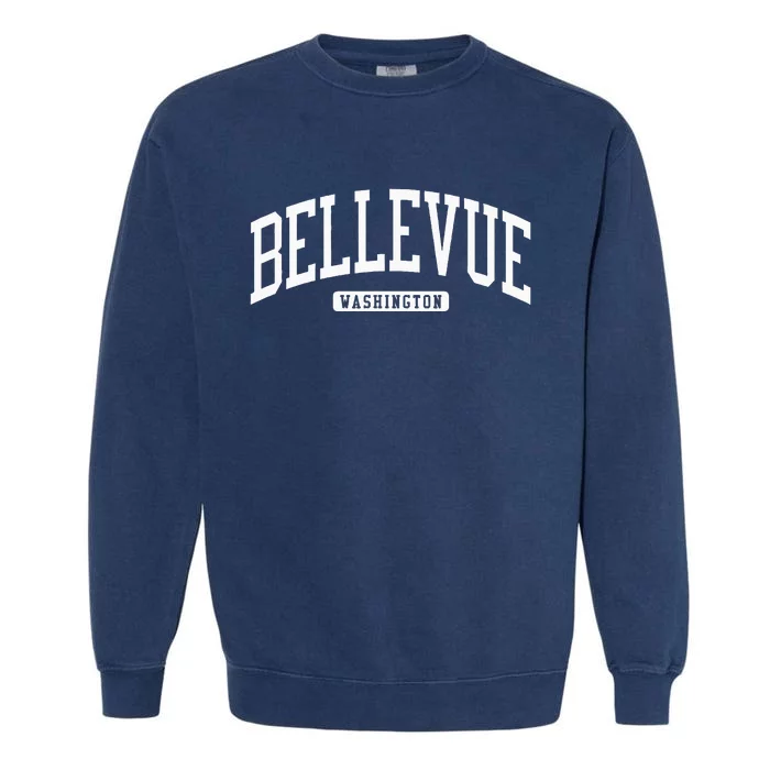 Bellevue Washington Wa College University Style Garment-Dyed Sweatshirt