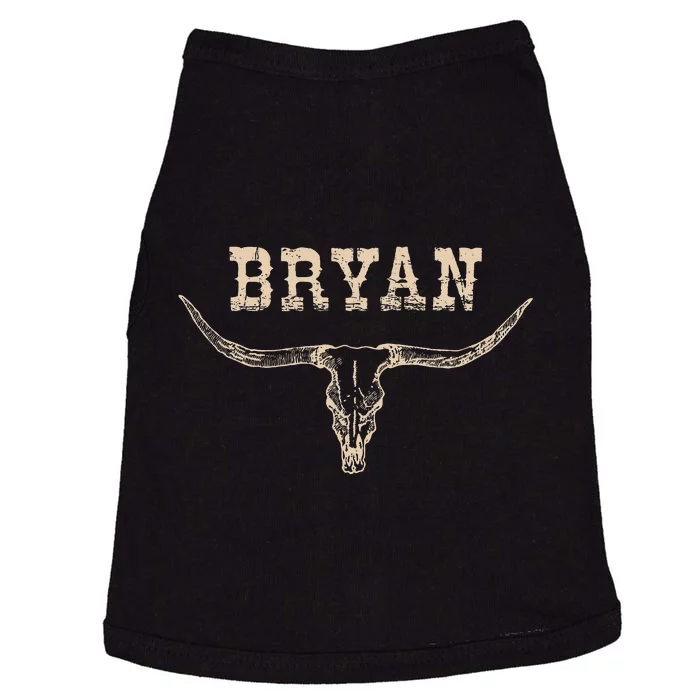 Bryan Wild West Personalized Bryan Birthday Bryan Family Doggie Tank