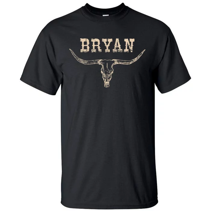 Bryan Wild West Personalized Bryan Birthday Bryan Family Tall T-Shirt