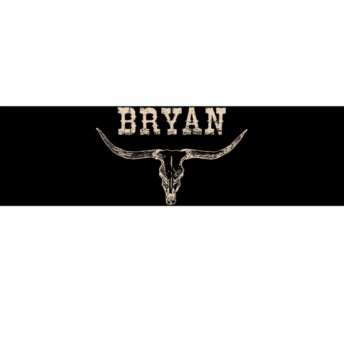 Bryan Wild West Personalized Bryan Birthday Bryan Family Bumper Sticker