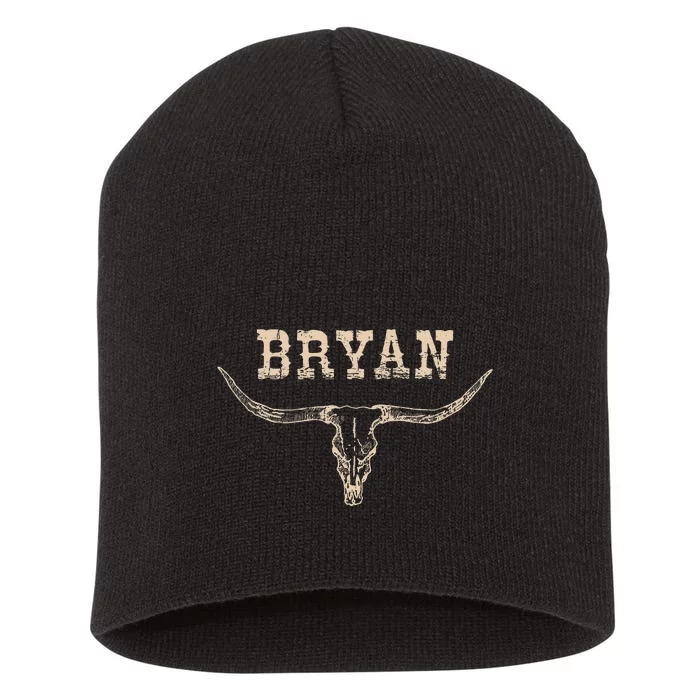 Bryan Wild West Personalized Bryan Birthday Bryan Family Short Acrylic Beanie