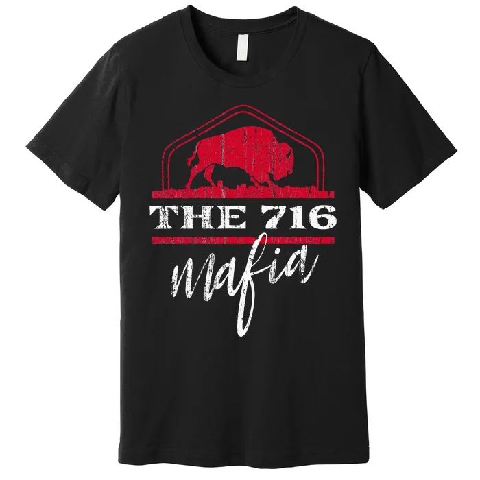 Bflo Wny West New York For The 716 Area Code Buffalo Ny Premium T-Shirt