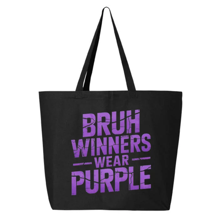 Bruh Winners Wear Purple 25L Jumbo Tote